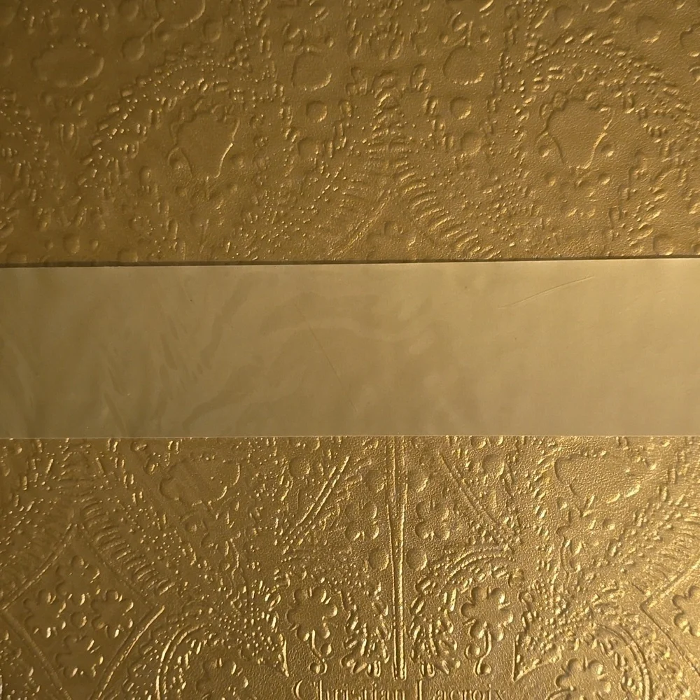 ❤️BUY 2 GET 1 FREE  Christian Lacroix Gold Embossed Paseo Guest Book